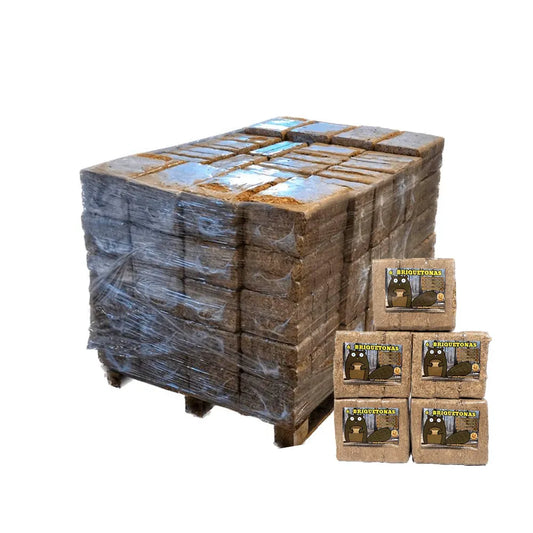 BRIQUETAS CASTOR - 82 Paquetes (750 kg)