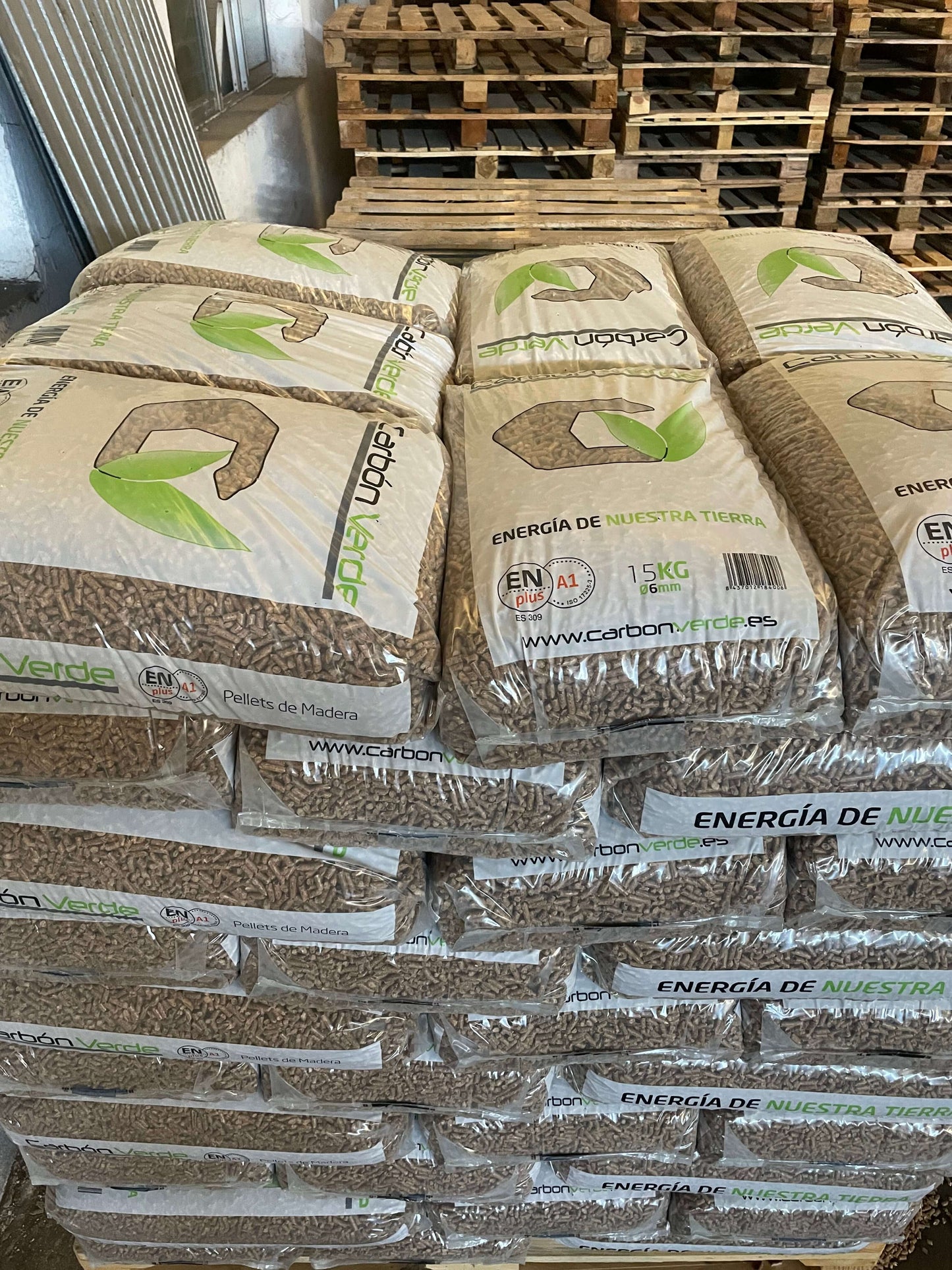 CARBON VERDE PELLET - 70 Sacos