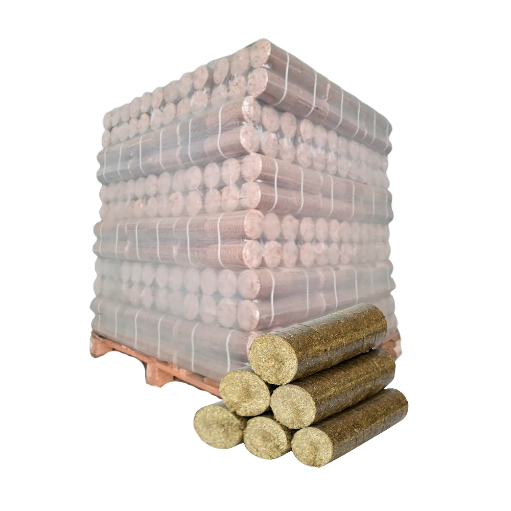 BRIQUETAS DE MADERA RICOSAN - 72 Paquetes (6 Briquetas por Paquete)